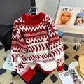 Leonie - Damenpullover im Norwegermuster-Stil