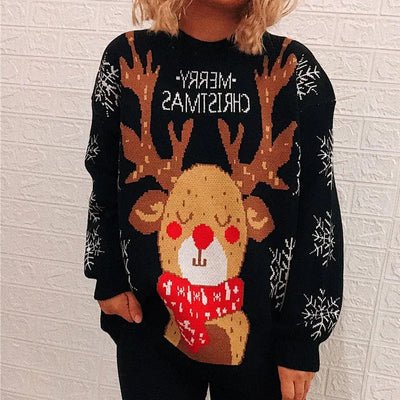 Emily - Kinder Weihnachtspullover mit Rentiermotiv