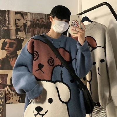Benji - Herren Strickpullover mit Tiermotiv