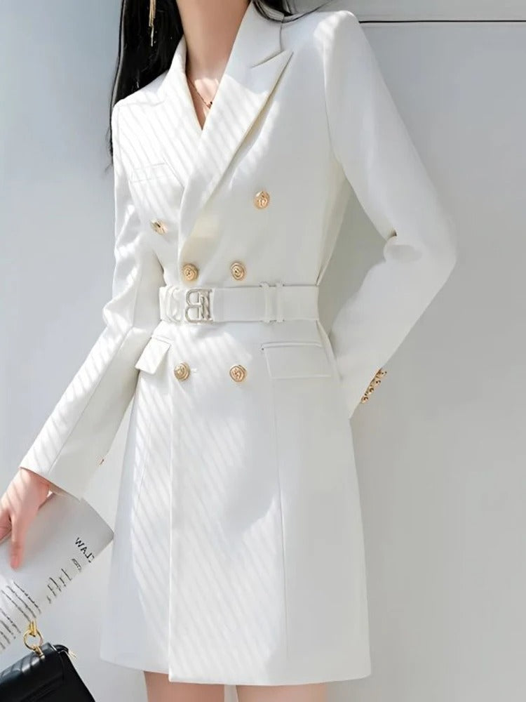 Valentina - Damenblazer - Eleganter, taillierter Schnitt mit Gürteldetail