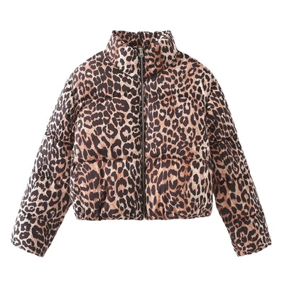 Chiara - Damen Jacke mit Leopardenmuster