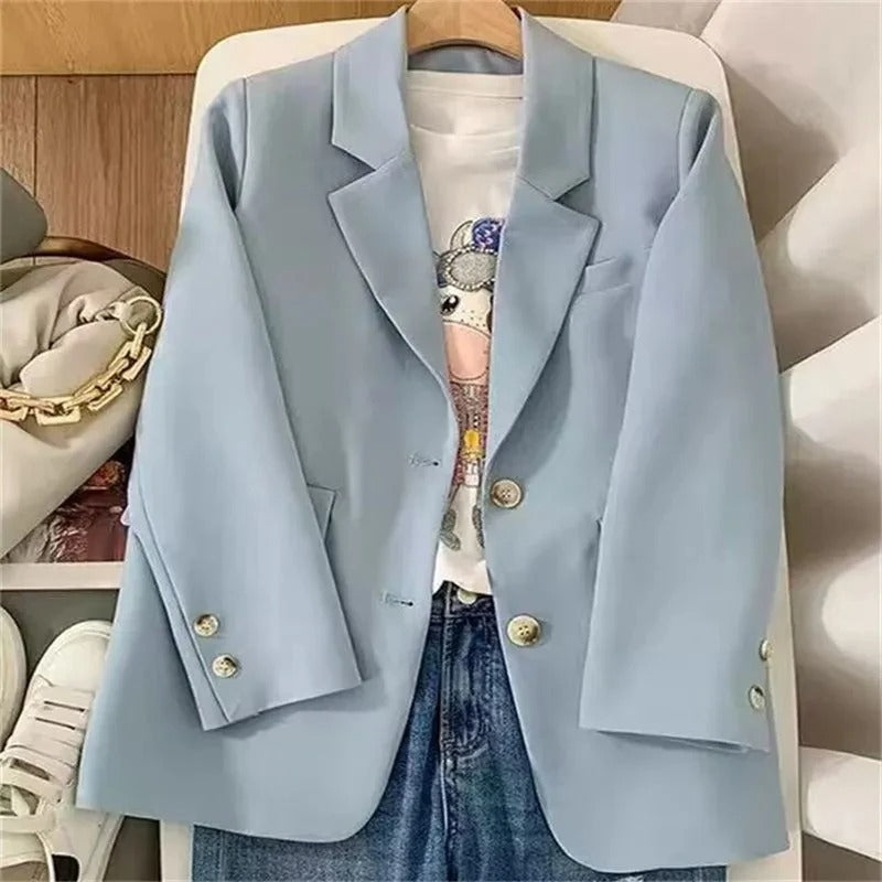 Elena - Damen Blazer mit Goldknöpfen