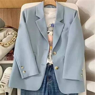 Elena - Damen Blazer mit Goldknöpfen