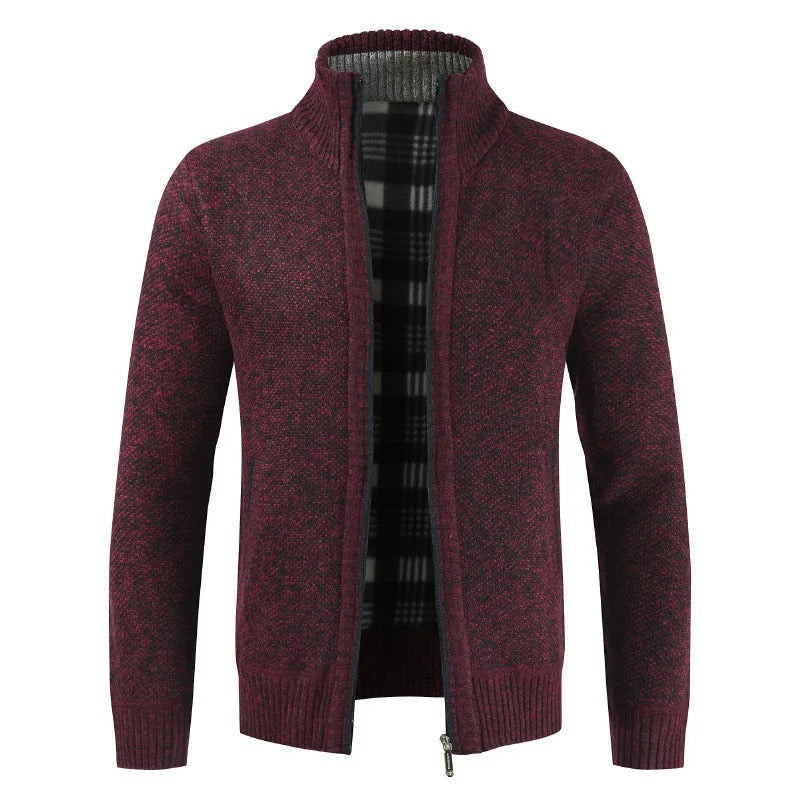 Erwin - Herren Strickjacke mit Reißverschluss