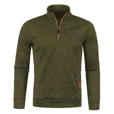 Cedric - Herren Pullover mit Halbreißverschluss