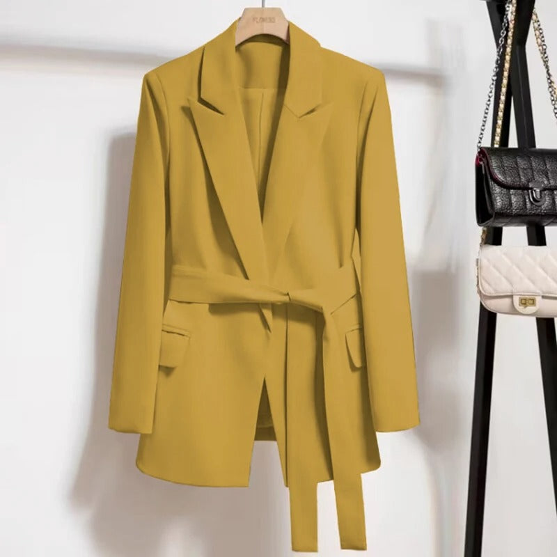 Liana - Damen Blazer mit Bindegürtel