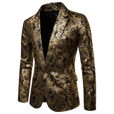 Alessandro - Herren Blazer mit Barockmuster