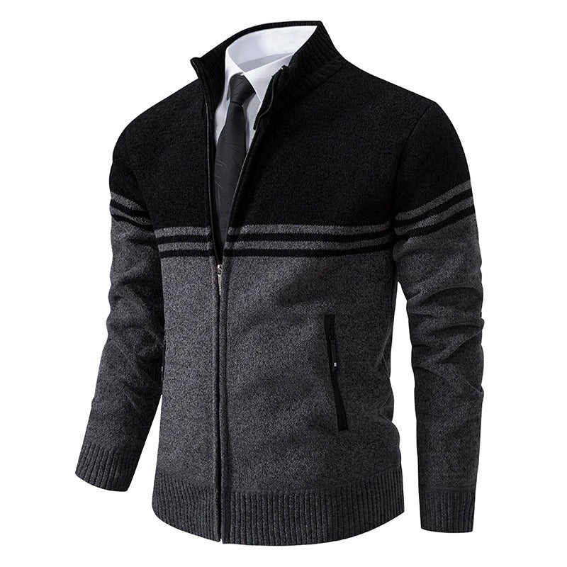 Kevin - Herren Strickjacke mit Reißverschluss