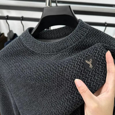 Magnus - Herren Strickpullover mit Strukturmuster