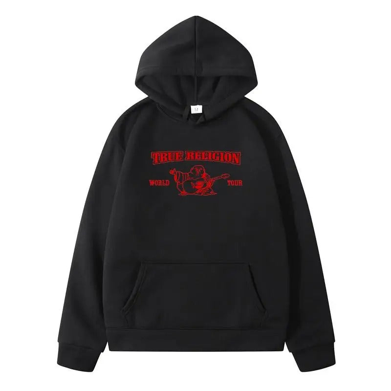 Damien - Herren Hoodie mit Statement-Print