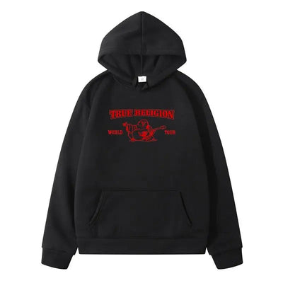 Damien - Herren Hoodie mit Statement-Print