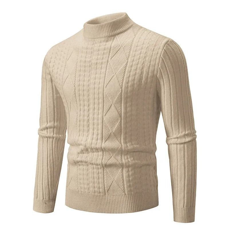 Henrik - Herren Zopfmusterpullover