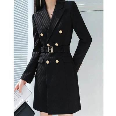 Valentina - Damenblazer - Eleganter, taillierter Schnitt mit Gürteldetail