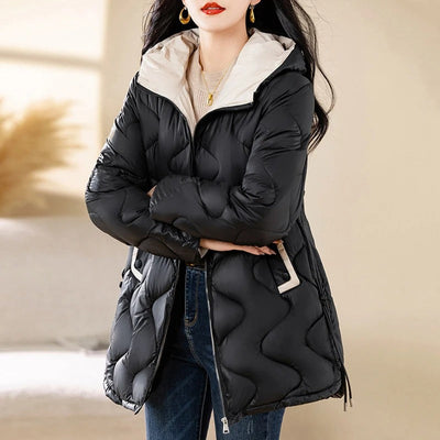Alina - Damen Steppjacke mit Kapuze