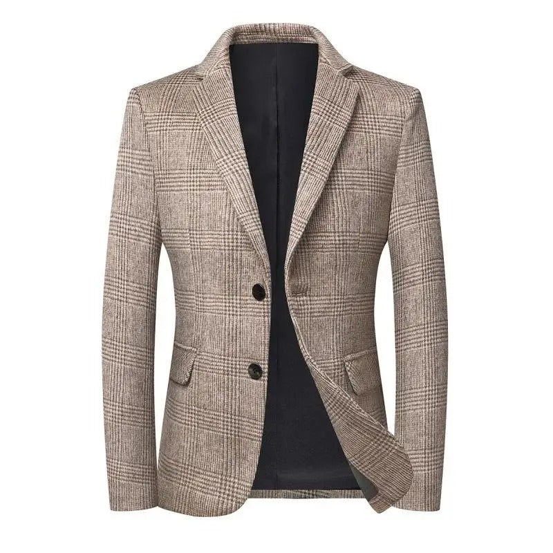 Victor - Herren Blazer mit Glencheck-Muster