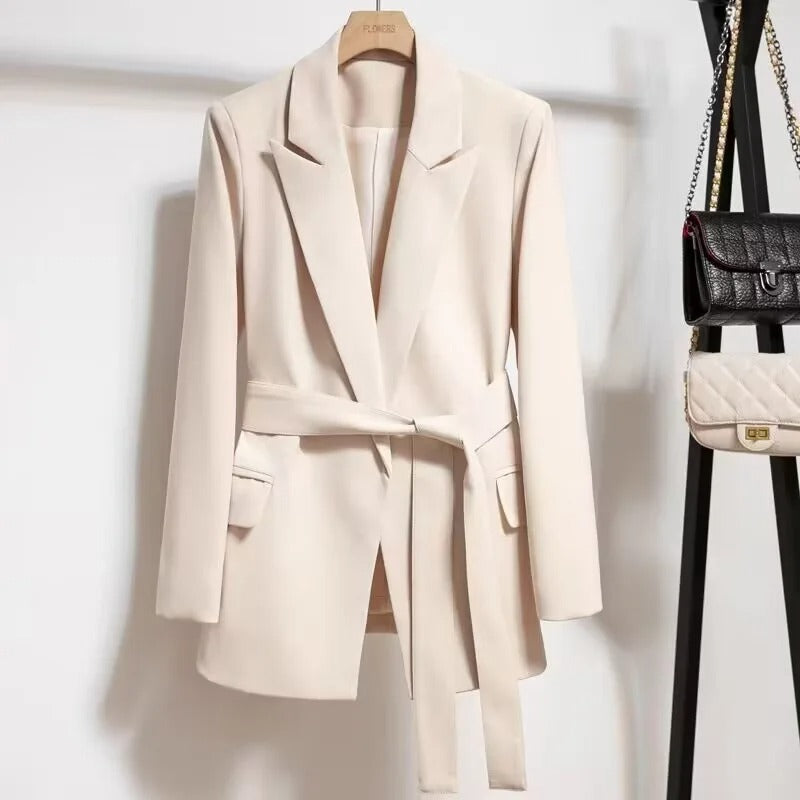 Liana - Damen Blazer mit Bindegürtel