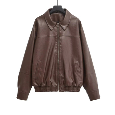 Matteo - Herren Lederjacke im Retro-Stil