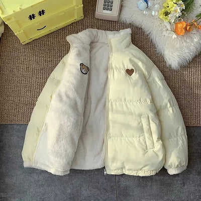 Lina - Damen Wendejacke mit Herzdetail