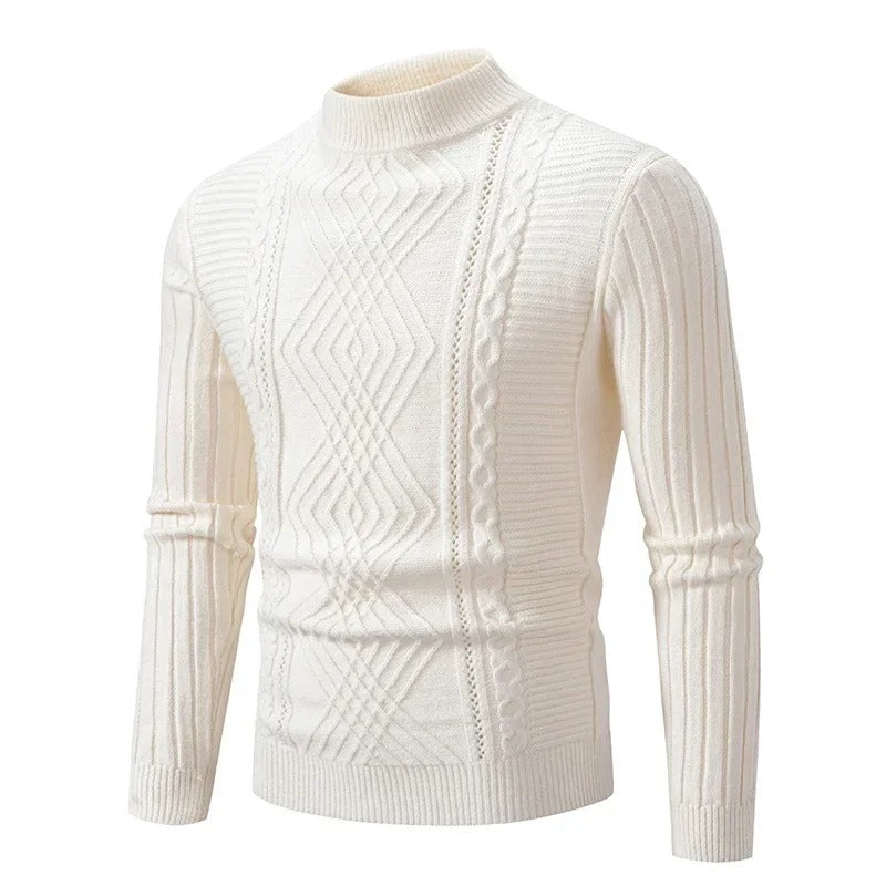 Henrik - Herren Zopfmusterpullover