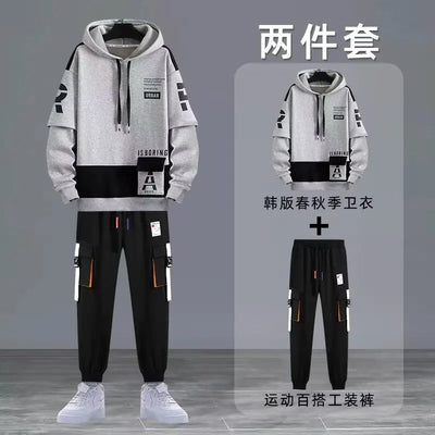Kenji - Herren Streetwear-Set mit Print-Details