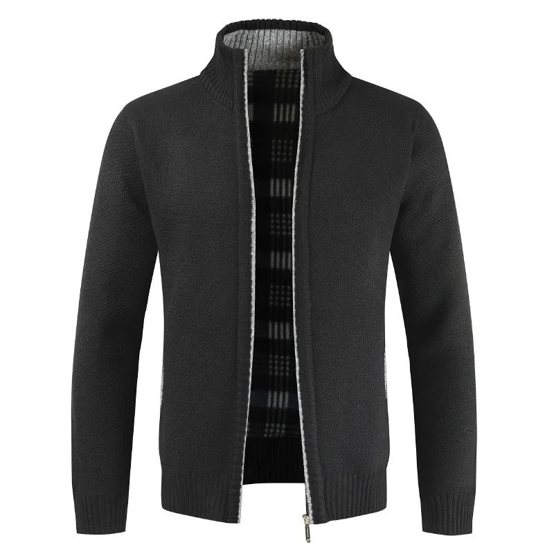 Erwin - Herren Strickjacke mit Reißverschluss