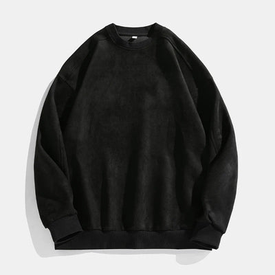 Jeppe - Warmer Pullover mit Wildledertextur für Männer und Frauen