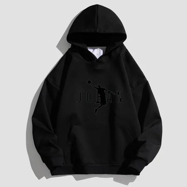 Jaron - Unisex Hoodie mit Sportlichem Print