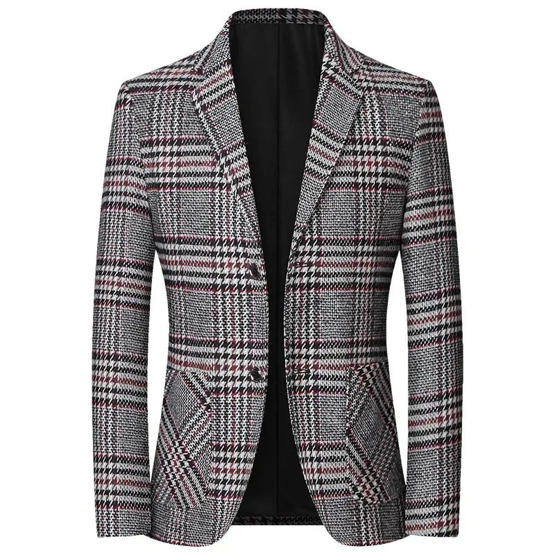 Gabriel - Herren Blazer mit Hahnentrittmuster
