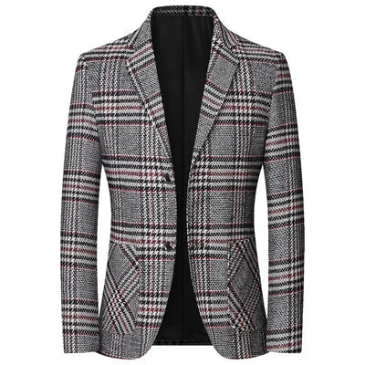 Gabriel - Herren Blazer mit Hahnentrittmuster