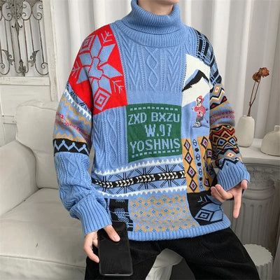 Tobias - Unisex Retro Skiclub-Pullover
