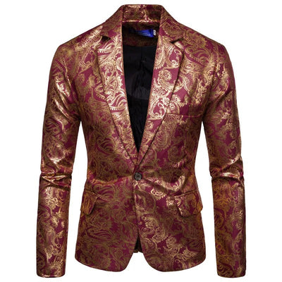 Alessandro - Herren Blazer mit Barockmuster