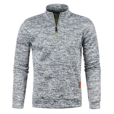 Cedric - Herren Pullover mit Halbreißverschluss
