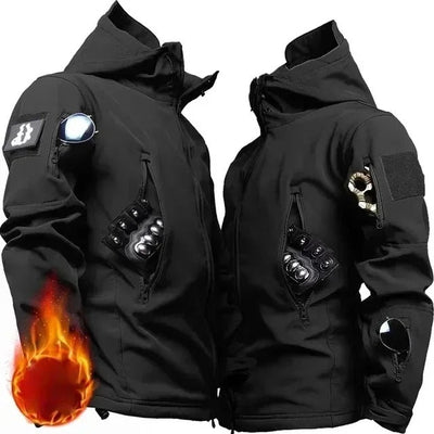 Logan - Herren Taktische Fleecejacke mit Tarnmuster