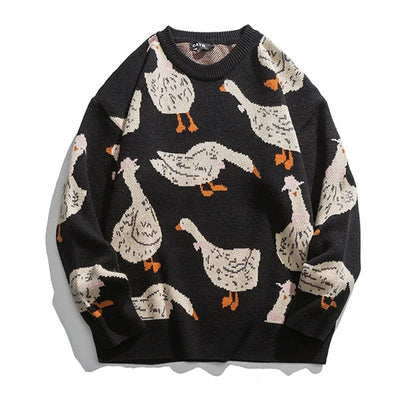 Franz - Herren Pullover mit Gänsemotiv