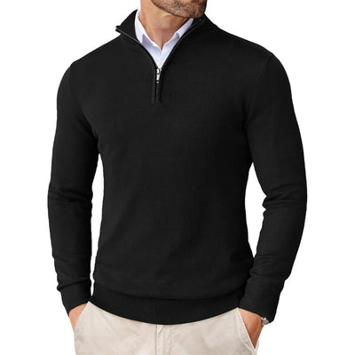 Matteo - Herren Pullover mit Halbreißverschluss