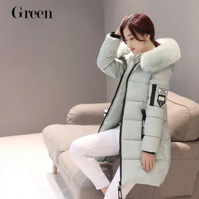 Larissa - Damen Parka mit Fellkapuze