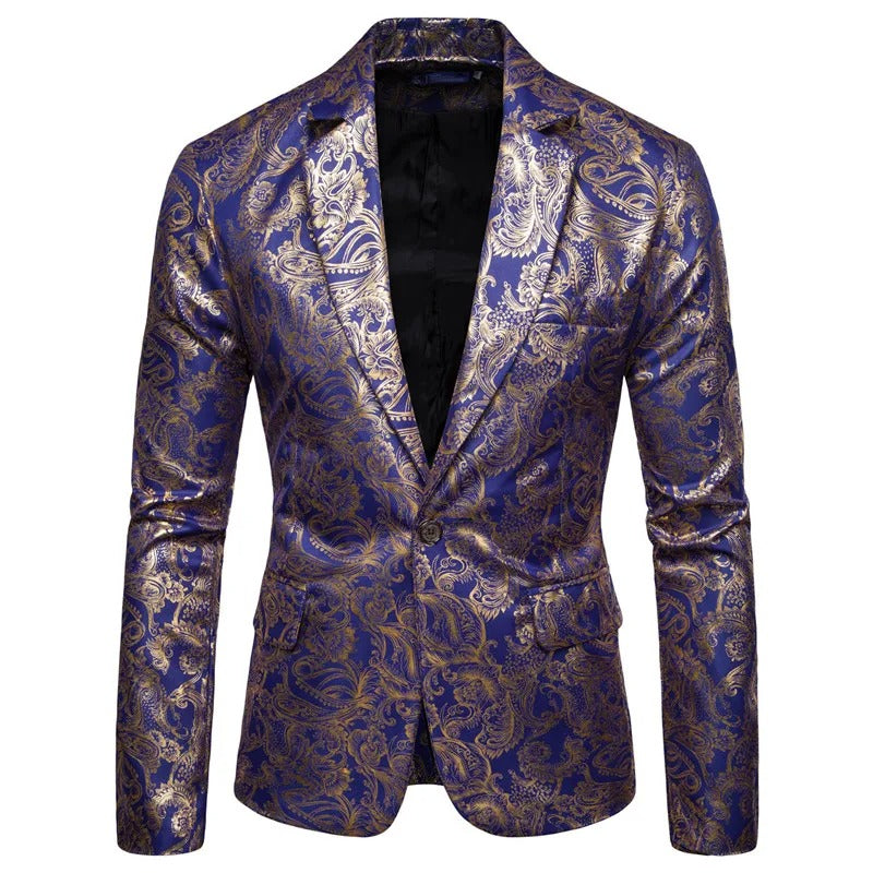 Alessandro - Herren Blazer mit Barockmuster