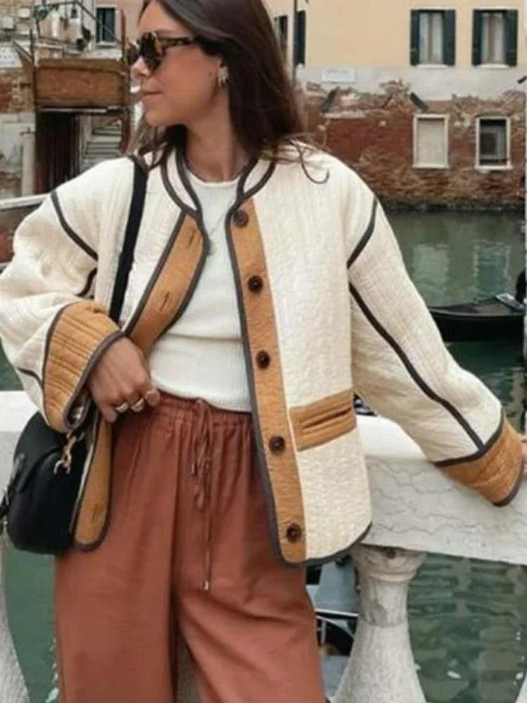Franka - Damen Strickjacke im Retro-Look