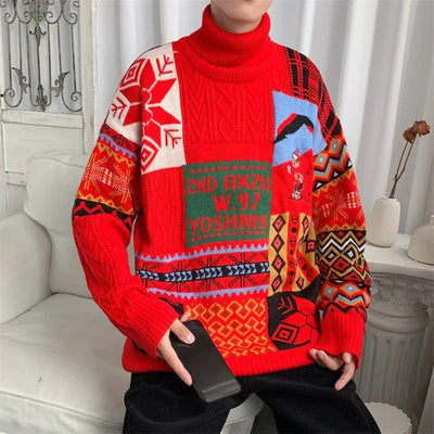 Tobias - Unisex Retro Skiclub-Pullover