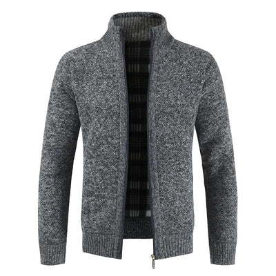 Erwin - Herren Strickjacke mit Reißverschluss