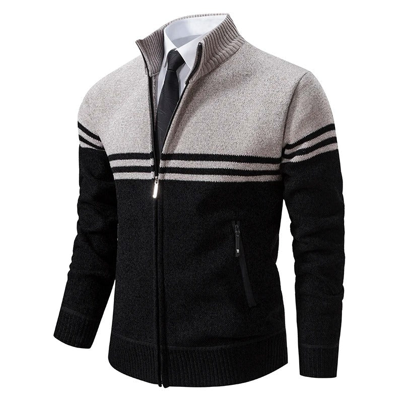 Kevin - Herren Strickjacke mit Reißverschluss