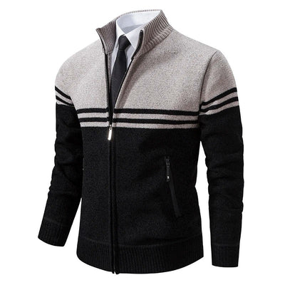Kevin - Herren Strickjacke mit Reißverschluss