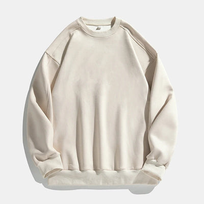 Jeppe - Warmer Pullover mit Wildledertextur für Männer und Frauen