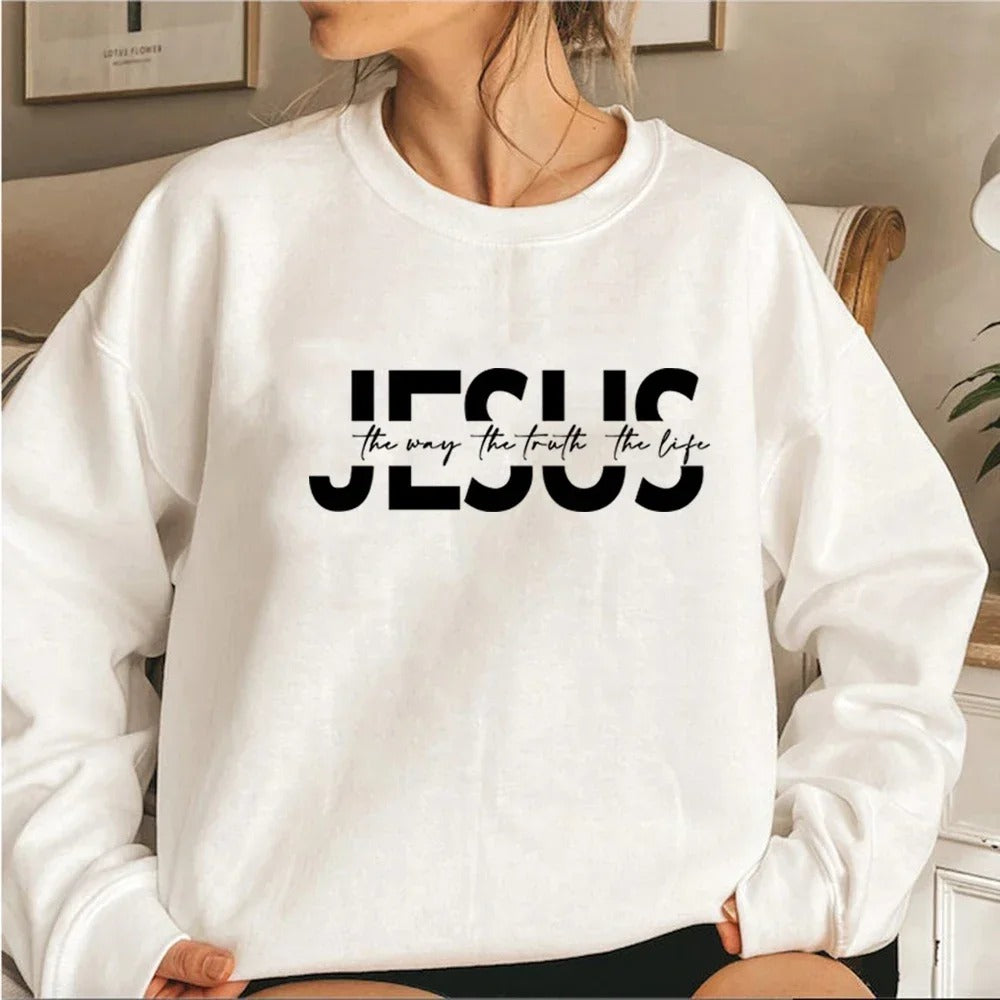 Mathilde - Warmes Sweatshirt mit Christlichen Versen für Frauen