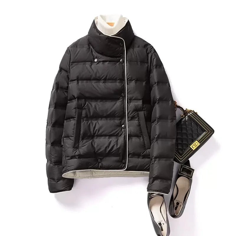 Alona - Daunen-Winterjacke mit Stehkragen für Frauen