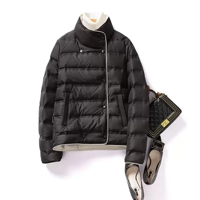 Alona - Daunen-Winterjacke mit Stehkragen für Frauen