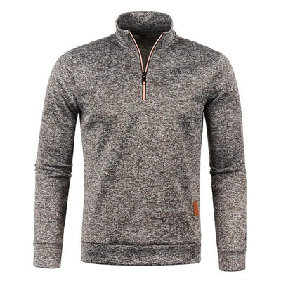 Cedric - Herren Pullover mit Halbreißverschluss