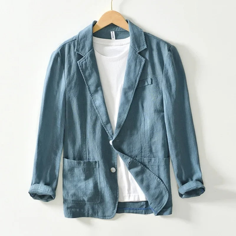 Elias - Herren Leinen-Blazer