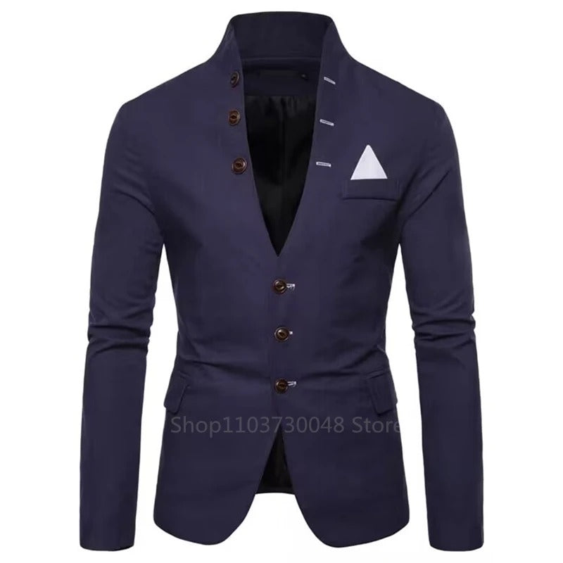 Chester - Anzugjacke mit schmaler Passform und einreihig für Männer