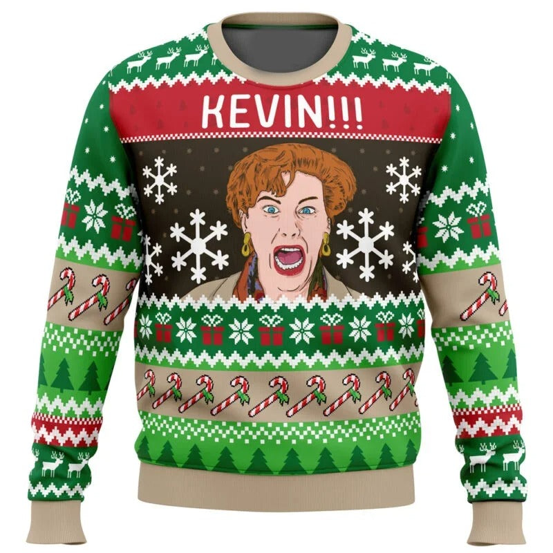 Mark - Herren Weihnachtspullover im Retro-Filmstil